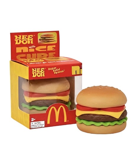 Burger needoh soft plush toy - burger,