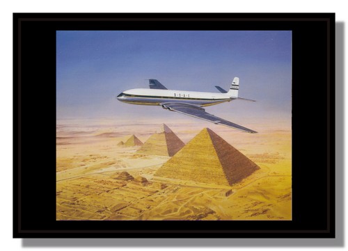 Boac havilland comet over - boac,