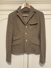 Women's Tweed Riding Jacket Ralph Lauren Size 8 US 2