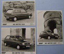 MG Metro 1300 x 3 Original black & white Press Photos Nos. 127/1, 127/2, 127/5