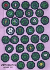 UK Girlguiding/Girl Guides Proficiency Badges - 1991-2001 - 'GUIDES' only