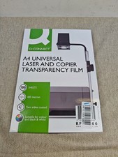 Q-Connect Clear Over Head Projector Film (Pack of 100)