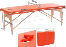 H Root Massaging Tattoo Health Table Foldable, Adjustable Height