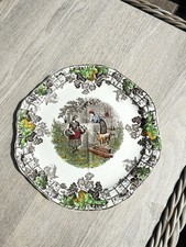 Vintage Copeland Spode Byron Series No. 1 - Divided Sandwich Plate - 1930s