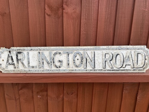 Arlington road street - road, sign-