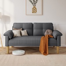 2-Seater Sofa Small Fabric