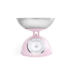Salter Retro Pink Kitchen Scale – 5kg Mechanical Dial, 2L Bowl, Classic Look