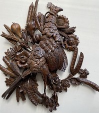 Black forest carving - black,