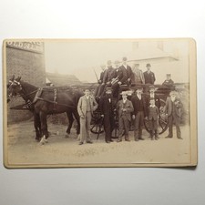 Cabinet Card CDV Horse & Cart
