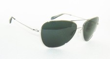 OLIVER PEOPLES PRYCE OV1059S 5136R5 SILVER PILOT SUNGLASSES - RARE