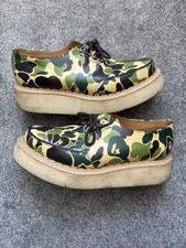 A Bathing Ape x George Cox 2012 Camo Creeper Trainers Bape UK9 US10