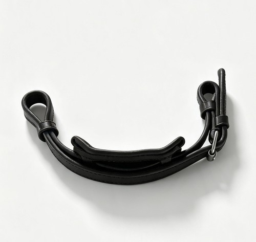 Noseband crank strap with - , chin