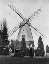 Windmill garden Hill House Kent used as store garden implements Old Photo