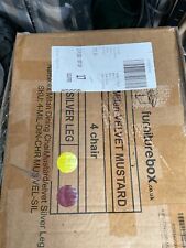 dining room chairs x 4 new