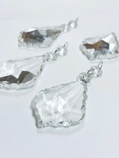 1pc Large Crystal Baroque Chandelier Glass Droplets, Light Parts, Wedding Decor