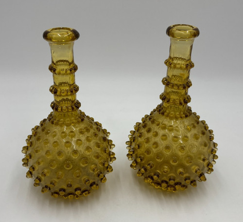 Antique hobnail old gold - antique, dew
