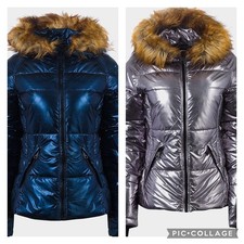 Ladies Quilted XOXO Padded Fur