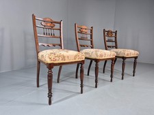 3 Antique Saloon Chairs