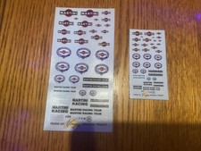 2 X MARTINI WATER SLIDE DECALS