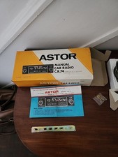 Astor Manual Car Radio Old