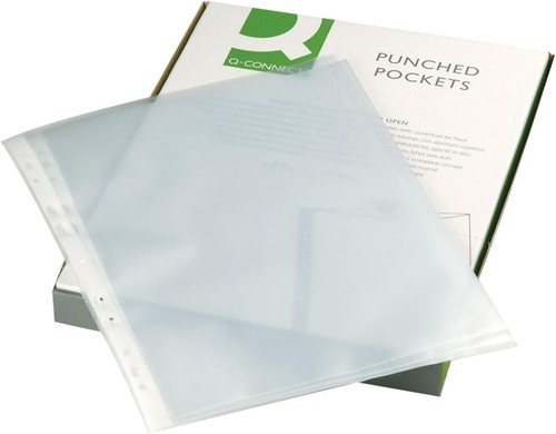 Connect punched pocket - q-connect, a4