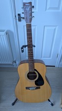 Yamaha F310 Full Size Acoustic Guitar - Natural, with bag, strap and stand.