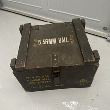 Wooden Ammo Box 5.56mm Ball