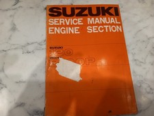 Suzuki B100P B100 P 120 Rare Engine Service Manual