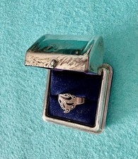 Vintage Domed Ring Box 925