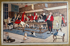 Cecil Aldin THE HUNT SUPPER large print limited edition of 500......FREE UK POST