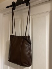  Leather Clark’s Shoulder Bag, unused, Chocolate Brown