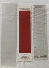 Stanley Gibbons Instanta Perforation Gauge, Used but in Perfect Condition