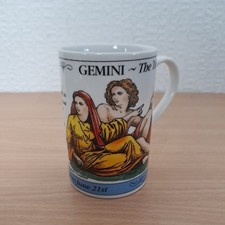 Dunoon Stoneware Gemini Mug with Zodiac Star Sign Design Made Scotland.
