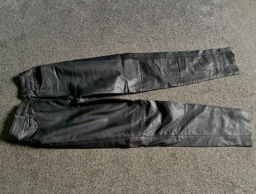 Vintage leather trousers - vintage,