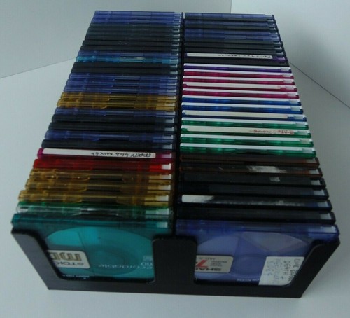 Black minidisc tray - (holds, 60