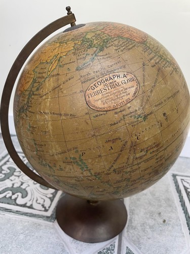 Antique geographia inch - antique,