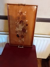 Vintage Wooden Tray Inlaid