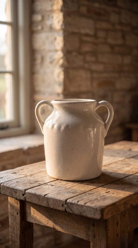 Farmhouse vase ceramic - farmhouse, country