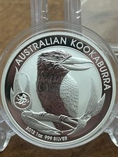 Australian 2012 1 oz  0.999 Silver dollar kookaburra   coin - Dragon Privy - Unc