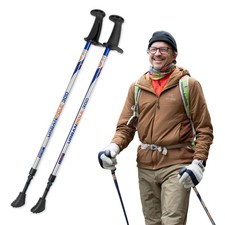 Pair of "Urban Poling 300" Nordic Walking Poles - Height Adjustable Fitness