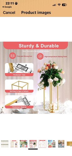 Gold metal pedestal - pedestal, stand