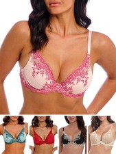 Wacoal Embrace Lace Bra Plunge Underwired Lightly Padded Bras Lingerie