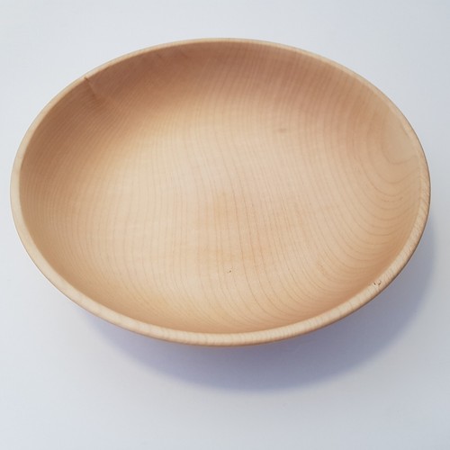 Sycamore art wood bowl dish