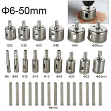 30PCS DIAMOND HOLESAW SET HOLES SAW DRILL BIT CUTTER TILE GLASS MARBLE CERAMIC