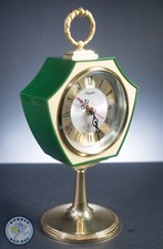 Rhythm Pedestal Alarm Clock Mechanical Made in Japan Circa 1960's