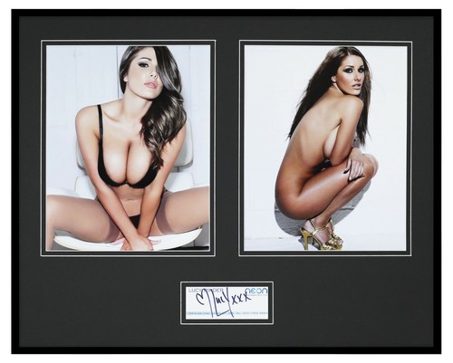 Lucy pinder signed framed - pinder,
