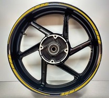 Gold tapered motorcycle wheel - gold,