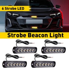 8x 6 LED Amber Recovery Strobe