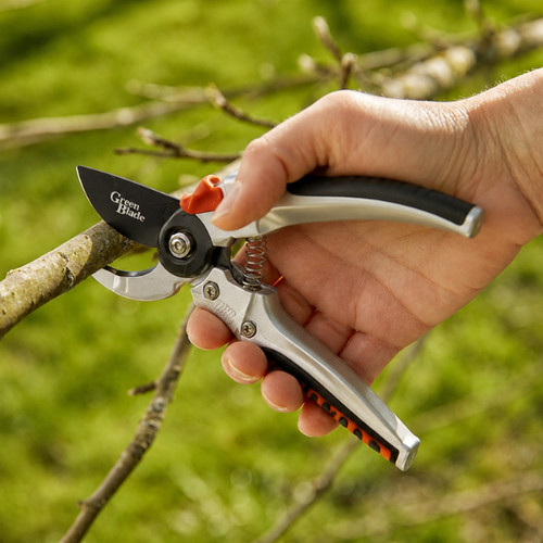 Aluminium secateurs garden - aluminium,