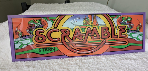 Scramble arcade marquee - (arcade, marquee/
